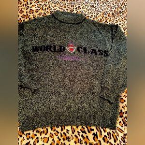 Vintage 90's I.O.U. Legendary World Class Collection Sweater Never Worn